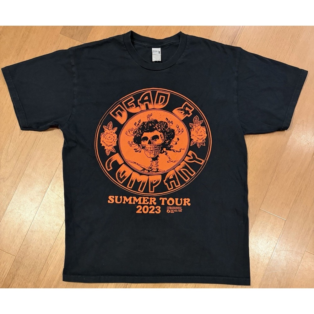 Dead & Company 2023 Final Tour Shirt Band Tee Large Double Sided Authentic